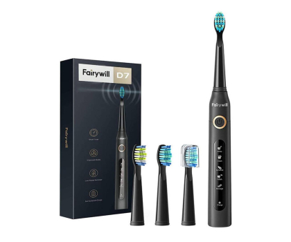 Szczoteczka soniczna FairyWill Szczoteczka soniczna DO ZĘBÓW FW-507 CZARNA